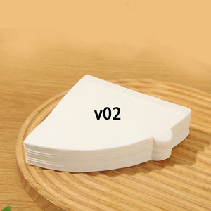 [V02咖啡滤纸锥型咖啡过滤纸滤袋手冲V60滤杯咖啡机滴滤壶]