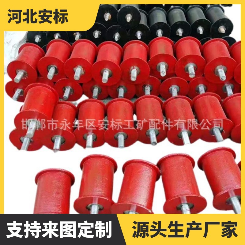 200*300尼龙地轮 聚氨酯地滚轮 尼龙托绳轮.