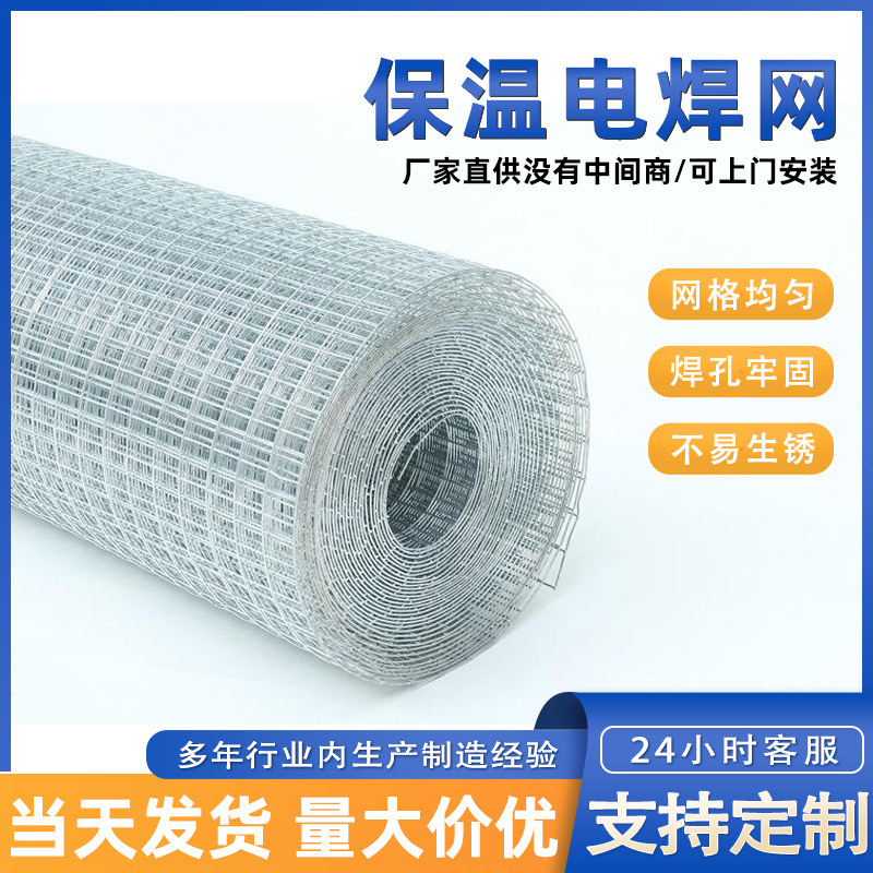 抹墙电焊网 外墙保温电焊网 工地抹墙钢丝网 抹墙网挂墙网