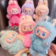 ラブブぬいぐるみペンダントマカロンブラインドボックス人形トレンディなおもちゃ卸売、ラブブ3.0フロントハイエナジー、エンドボックス