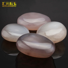 原色玛瑙水胆手把件无雕刻玉石手抓件水胆玉髓把玩件手工剥离批发