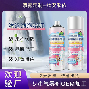Customized down Jacket Foam Dry Cleaning Agent to Remove Oil Stains and Stains down Jacket No-Wash Detergent Oem Processing