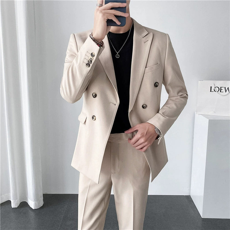 Set, suit, jacket, high-quality style, Korean style