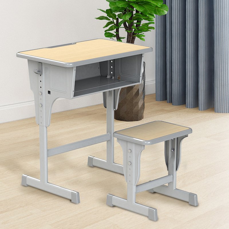 Mesa y silla directas de fábrica mesa de entrenamiento de estudiantes de escuela primaria mesa de escritura y silla de escritorio de la escuela clase de reparación image 26