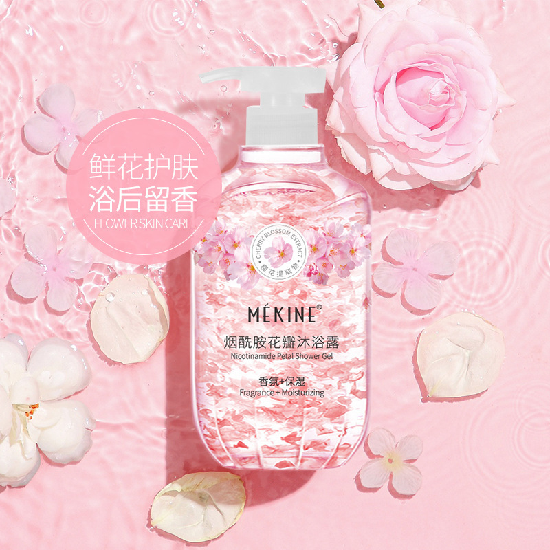 Niacinamide 꽃잎 샤워 젤 (500ml)