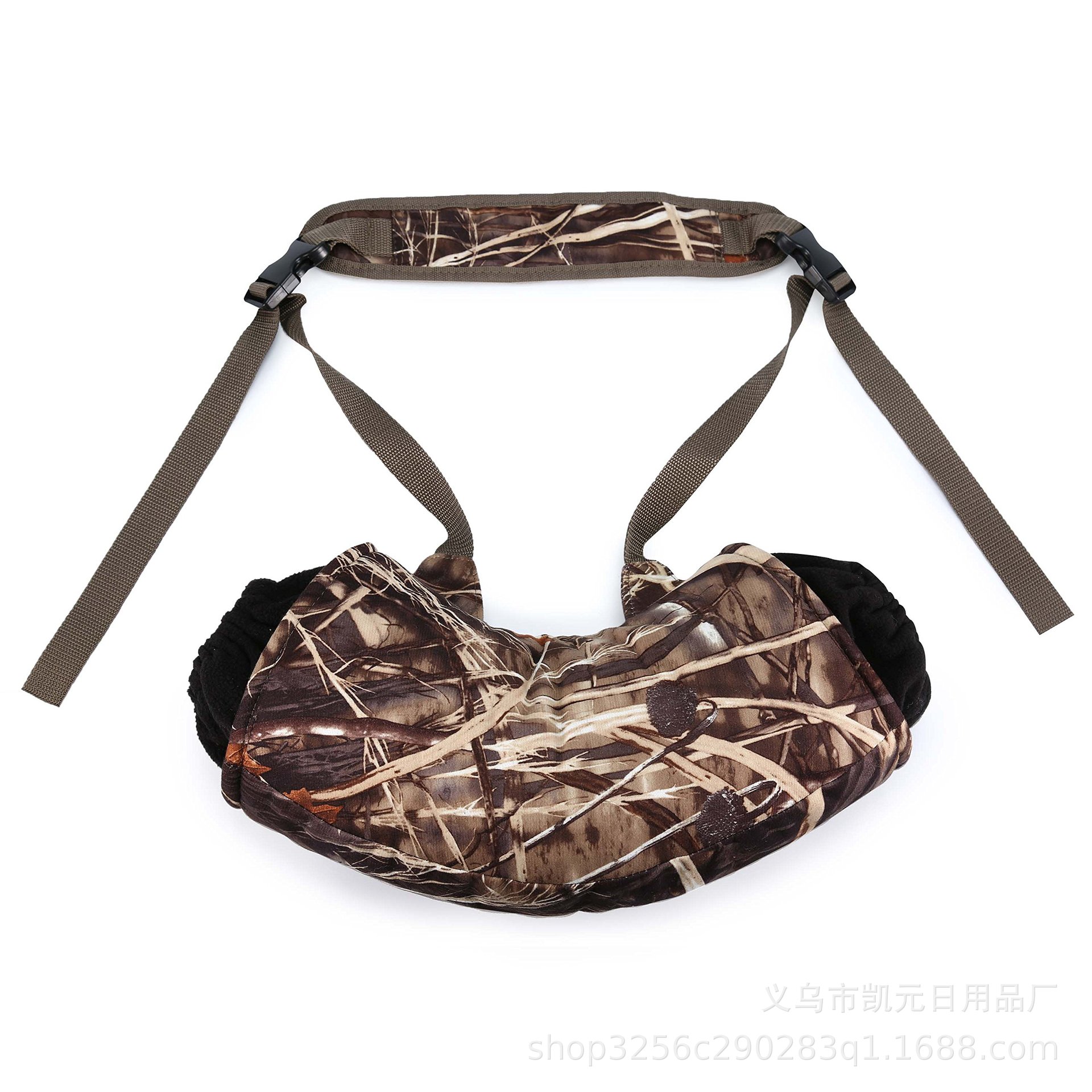 Factory Direct supply outdoor hunting camouflage warm sleeve cage gloves autumn and winter outdoor camping fishing warm handbag wholesale