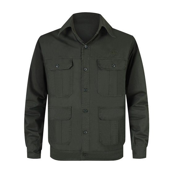 Summer long-sleeved thin work clothes for suit welding wear-resistant and dirty-resistant construction site labor protection clothing factory wholesale tooling
