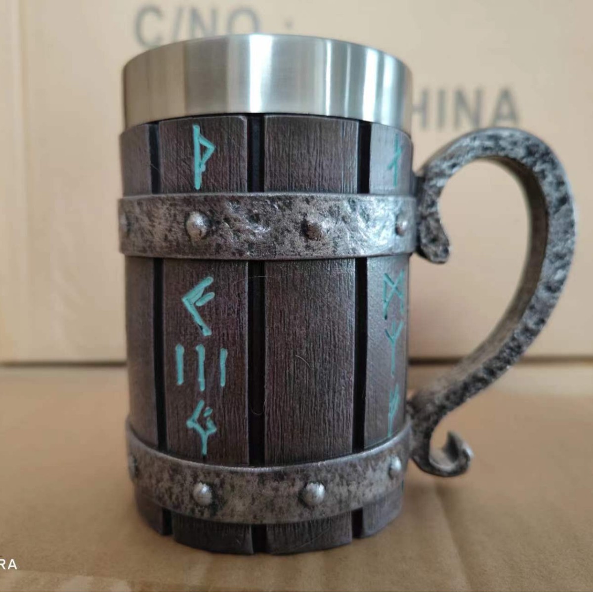 Taza de calavera de artesanía de resina Vaso de decoración de Pascua de Halloween Vaso transfronterizo Venta caliente de Amazon