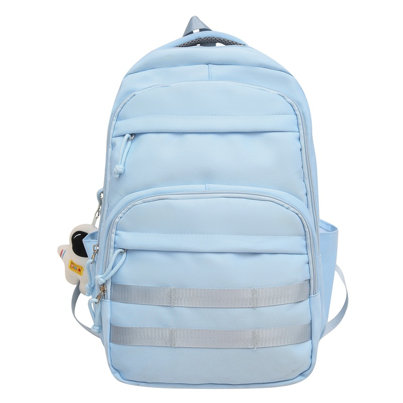 Nueva mochila estilo Coreano simple hombre y mujer estudiante mochila de gran capacidad mochila de la computadora de viaje de ocio