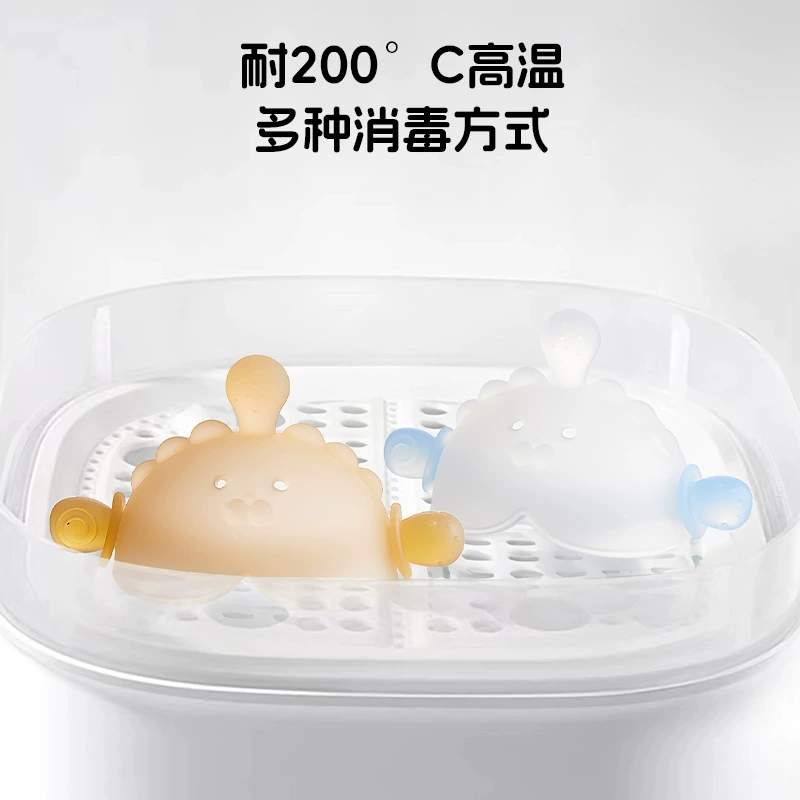 Children's chewy silicone teether
