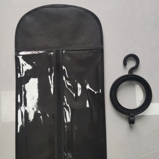 Wig Dust Bag Multi-Color Non-Woven Pvc Storage Bag Zipper Dust Cover Hook New Wig Waterproof