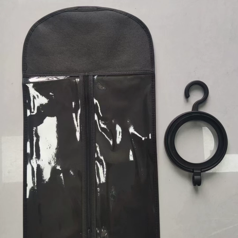 Многоцветный пылезащитный чехол для париков из нетканого материала с ПВХ, на молнии, с крючком, новый, водонепроницаемый