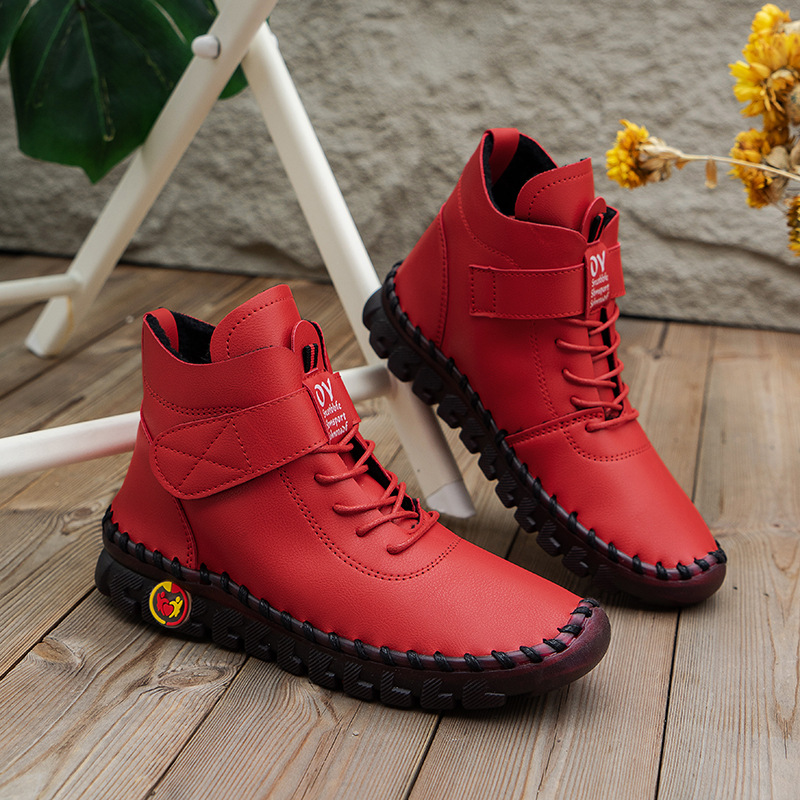 High-top velvet cotton shoes - Image 1