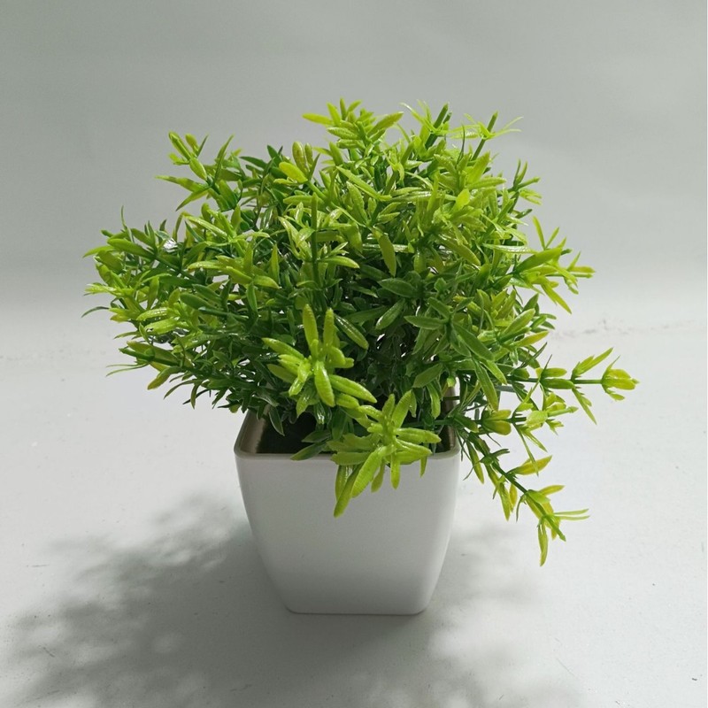 Amazon シミュレーション小さな鉢植え装飾品ホームユーカリローズリーリビングルームデスクトップ装飾造花プラスチック鉢植え|undefined