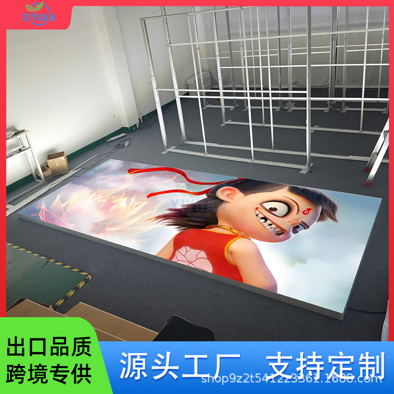 SEG模块化大屏组装铝合金灯箱  高亮轻便可重复使用灯箱 方便携带