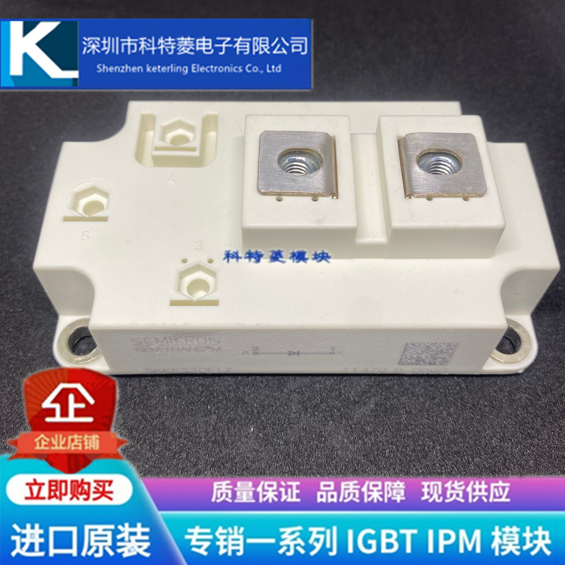 SKKE310F12模块变频器配件全新300A-1200V原装质量保证 直拍