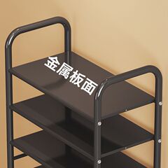 簡易靴棚組合せ家庭用玄関多層ネット赤クリーム風入戸靴収納棚経済型下駄箱