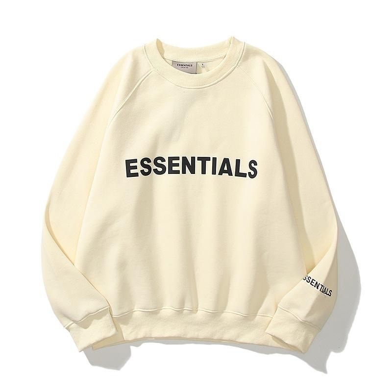 FEAR OF GOD复线essentials新款加绒卫衣潮牌 字母男女同款连帽衫|undefined