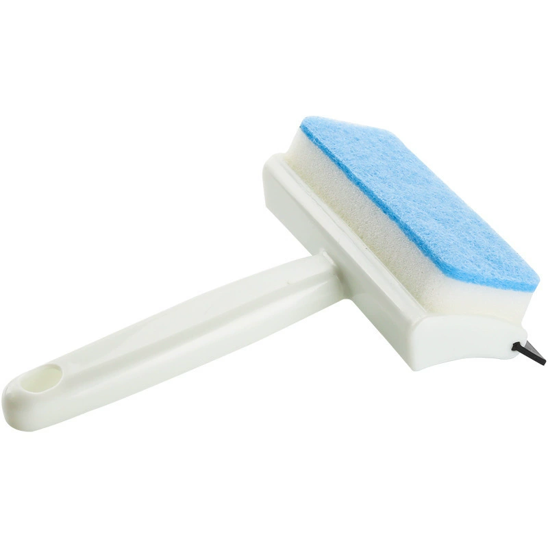 Double -sided glass scraper scraper bathroom bathroom mirror home use window cleaning tool cleansing tool scraper two -in -one