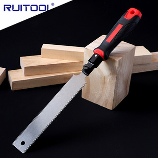 7 "Japanese-style double-sided saw SK5 manual saw household small hand saw woodworking triple fast saw pruning Garden saw