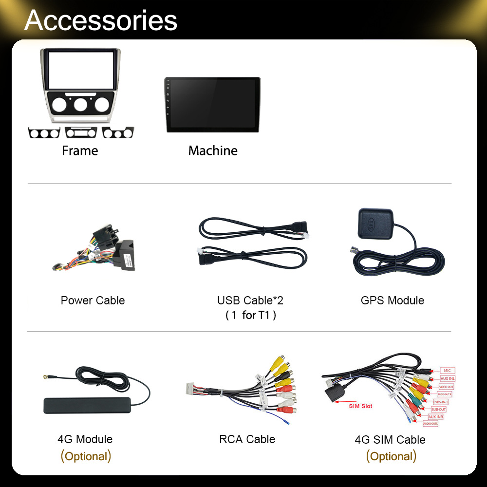 Suitable for Skoda Octavia 07-14 Android Central Control Gps Car Navigation/Smart Bluetooth Carplay