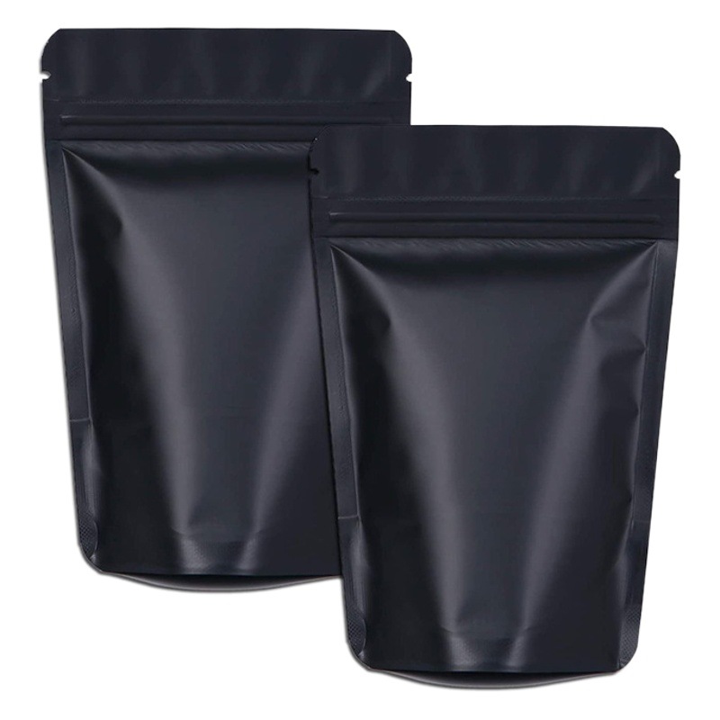 Kaizheng en stock Color Auto-permanente bolsa de papel de aluminio engrosada mate esmerilado auto-Sellado bolsa de dulces bolsa de embalaje de aperitivos se puede imprimir