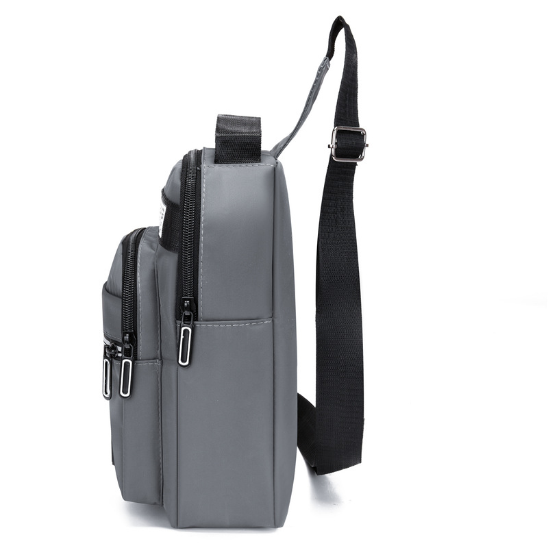 Nueva bolsa de pecho de tela Oxford nuevos deportes de ocio multiusos para hombres y mujeres pequeña bolsa cruzada para hombres bolsa de mensajero de gran capacidad de estilo coreano para hombres