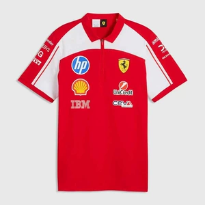 Новый гоночный костюм F1 2026 года Ferrari Mercedes Benz McLaren футболка с короткими рукавами ПОЛО той же команды