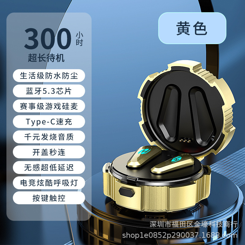 Auriculares Bluetooth para juegos de F9-5C de modelo privado transfronterizo M10 M90 YD03 Auriculares Bluetooth inalámbricos en la oreja TWS Factory