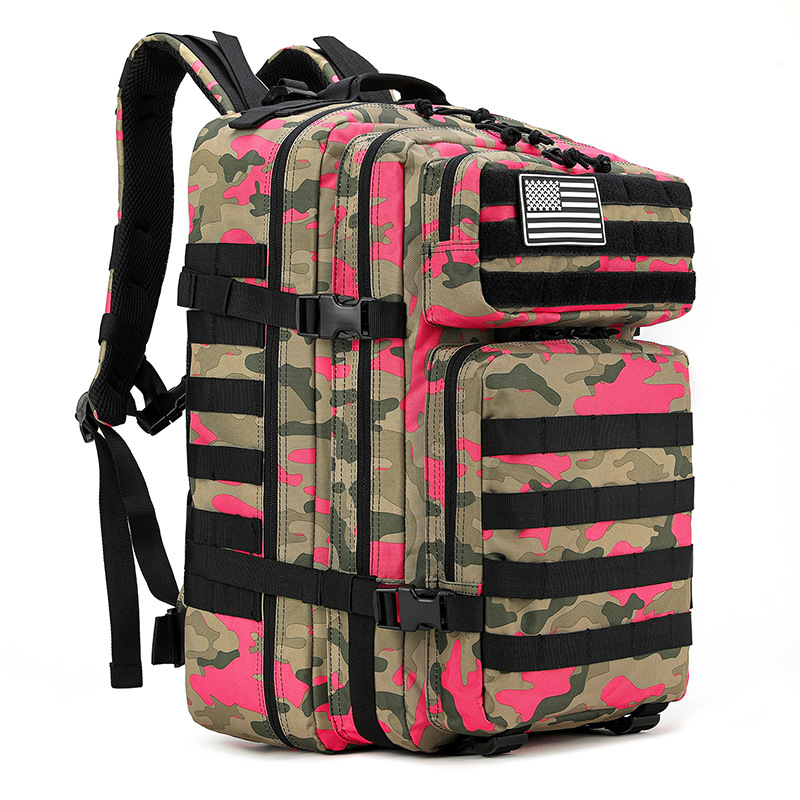 Mochila táctica para exteriores, mochila deportiva de viaje, montañismo, senderismo, camuflaje, gran capacidad, ciclismo, fabricante, mayorista, Amazon