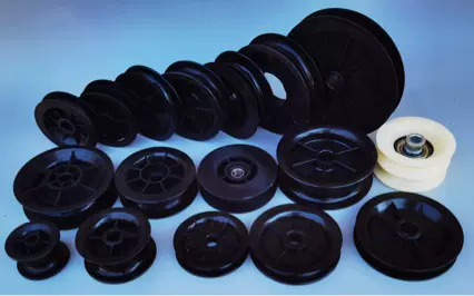 叉车导油管滑轮叉车油管轮叉车侧移滑轮叉车门架滑落