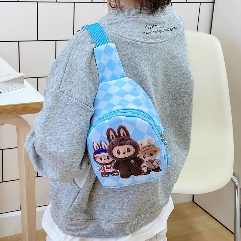 2025 新しい子供用バッグ ins 韓国語版漫画ラブリーバッグ男の子と女の子のための軽量でファッショナブルな子供用バッグ|undefined