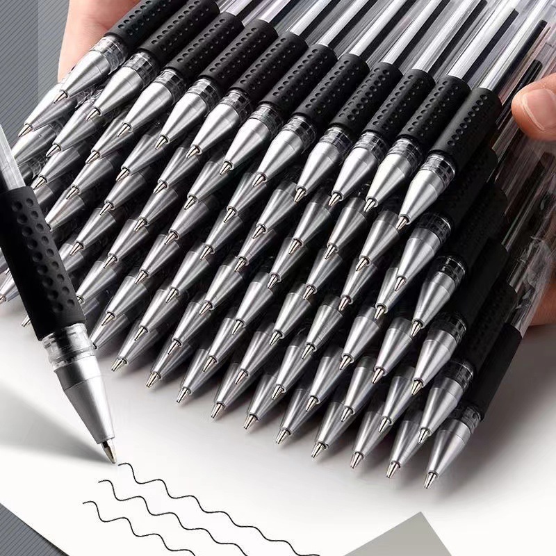 3가지 색상 선택 가능 중성펜 0.5 사무실 서명펜 학생용 수성펜 빨간색과 파란색 수성펜 볼펜 저렴한 가격