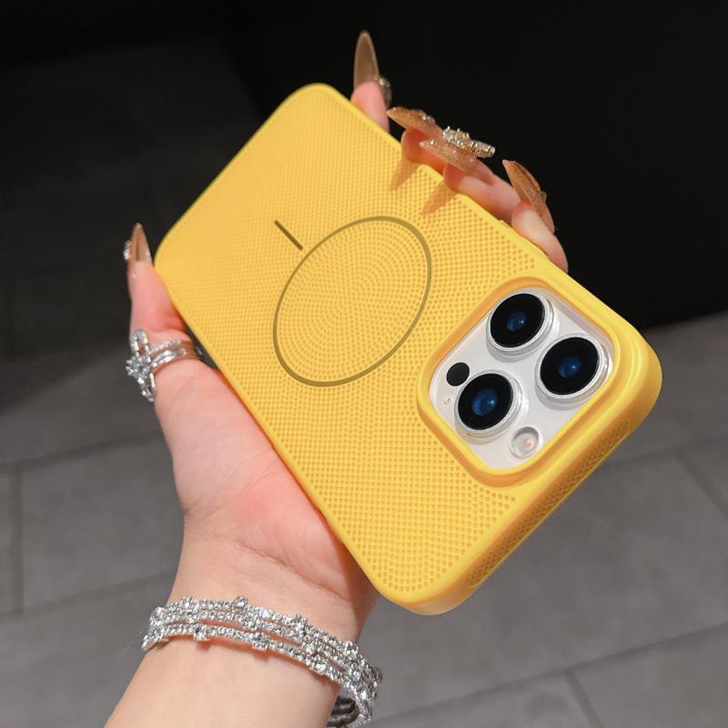 [노란색 + 얇은 원형 자기 인력] 큰 구멍 - 벌집형 냉각 쉘