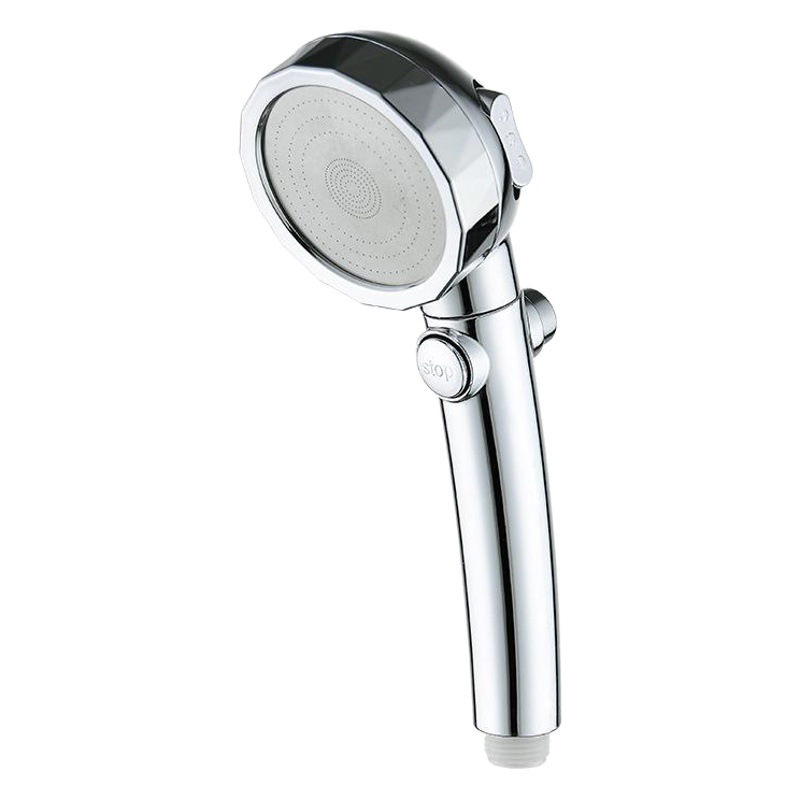 Pressurized shower head diamond crystal ring household high-pressure bath shower head shower head factory direct sales