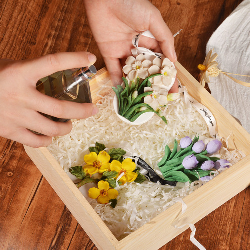 Sanxin Flower Butterfly Car Aromatherapy Silicone Mold DIY Chocolate Fondant Cake Decoration Car Ornaments