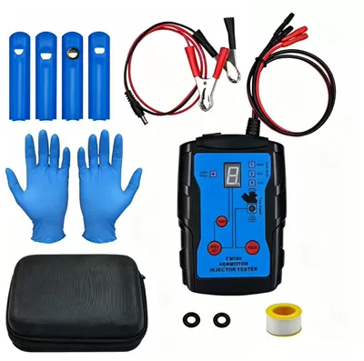 Automotive Fuel Injector Tester – Avtomobil diaqnostika alətləri - black-console-with-blue-label-4-controllers