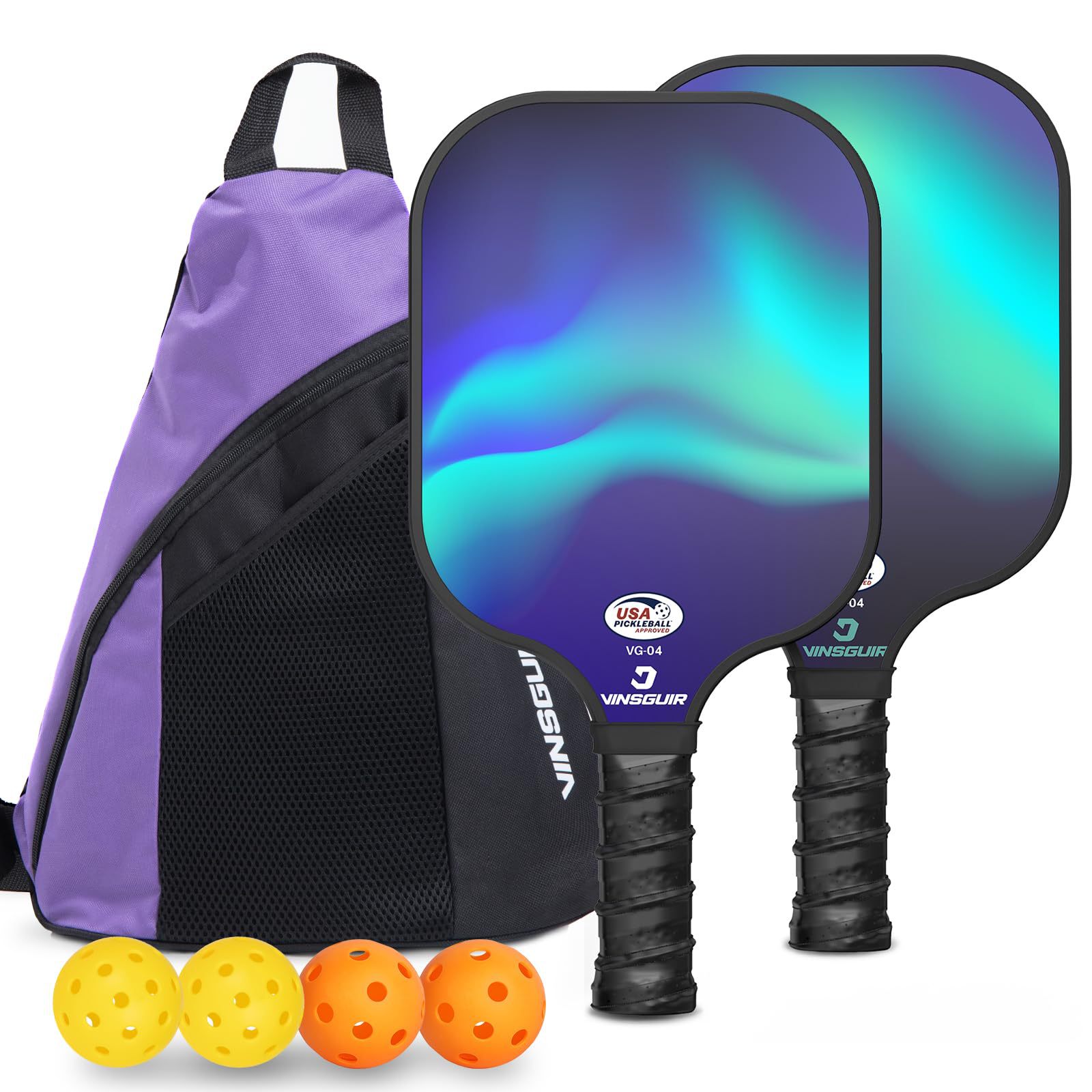 Pickleball Racket Carbon Fiber T700 Complete Pickleball Fiberglass Set