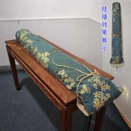 古琴盖布通用印花瑞鹤七弦琴防尘罩可挂墙上提花桌面中国风挡灰布