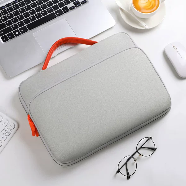 Cross-border wholesale laptop bag briefcase multi-functional shockproof computer liner bag printed logo shoulder bag