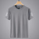 Summer Ice Silk T-shirt Men's Round Neck Quick-drying Ice Silk T-shirt Men's Round Neck Quick-drying Short-sleeve Thin Breathable Half-sleeve plus size