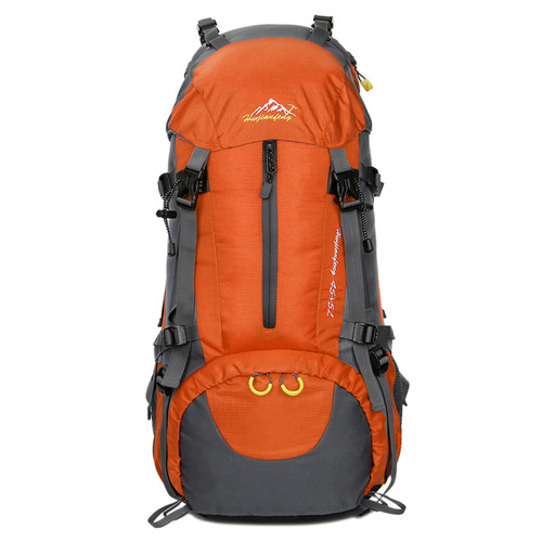 New product outdoor sports backpack hiking bag 50L hiking double shoulder bag travel bag with rain cover
