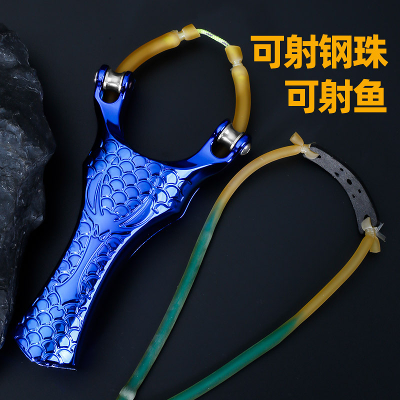 新型雪豹天羹滑車弾弓五代航空アルミ高精度合金ローラー射魚猟青頂カード卸売り|undefined