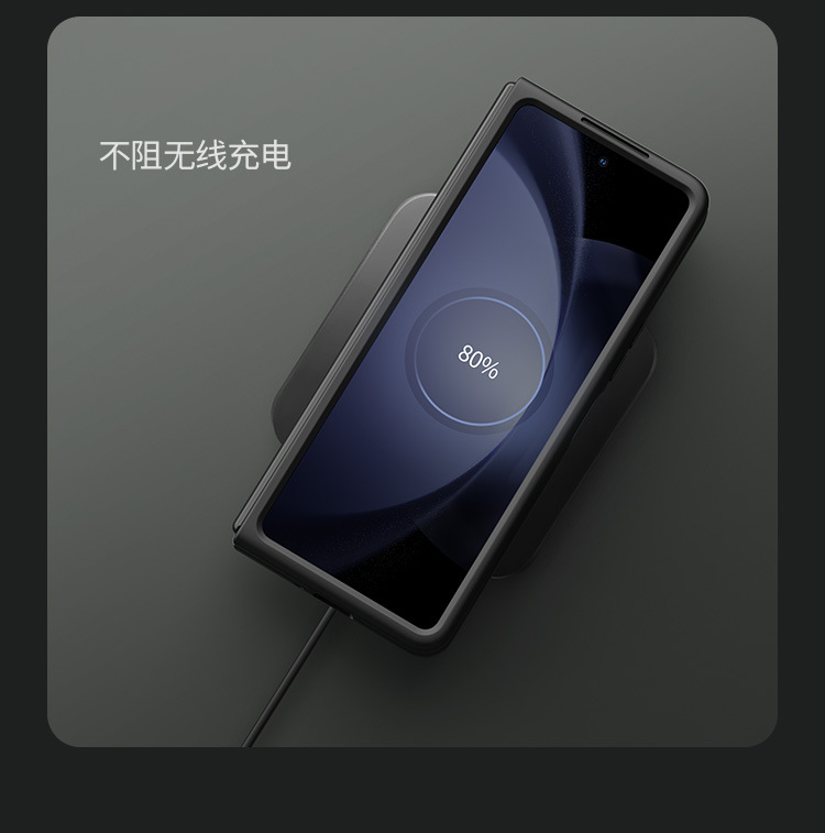 Ốp lưng Nillkin silicon lỏng cho Samsung Galaxy Z Fold6, kèm hộp đựng bút cảm ứng, bảo vệ bản lề — Cảm nhận Fold cầm bút màu xanh lá cây, Phiên bản đặc biệt không làm, Samsung Z Fold 6 chi tiết 11