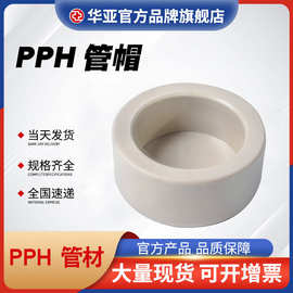 PPH管堵管帽热熔焊接PP-H塑料管件耐酸碱腐蚀耐高温化工堵头管盖