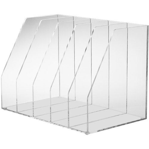 Wholesale office multi-layer classified acrylic file rack desktop file box folder information storage box bookshelf
