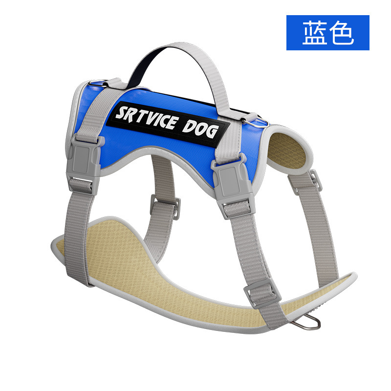 Transfronterizo nuevo anti-rotura de cuello correa de pecho de perro a prueba de explosiones mascota multifuncional cuerda de tracción suministros para mascotas