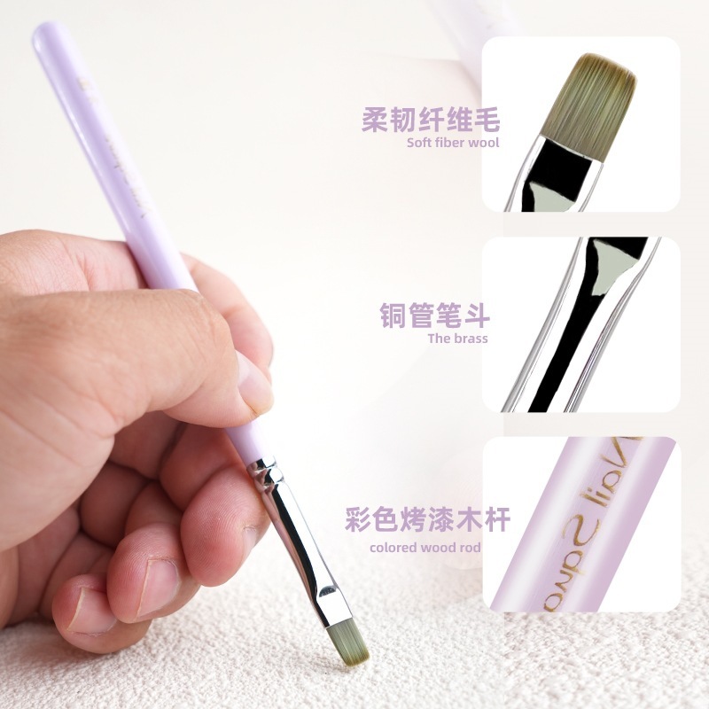 日式美甲笔套装功能笔短彩绘笔画花笔渐变笔光疗笔专用美甲工具|undefined