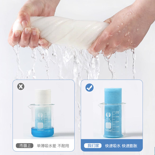 One-time use bath towels and washcloths, compressed for business trips, travel, hotel, shower, beauty salons, home use, thick and large size bath towels