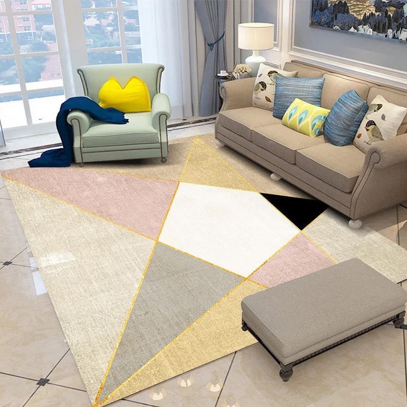 Alfombra de terciopelo cristalino Amazon AliExpress para sala de estar, sofá, mesa de centro, alfombra grande para toda la área, alfombra para oficina